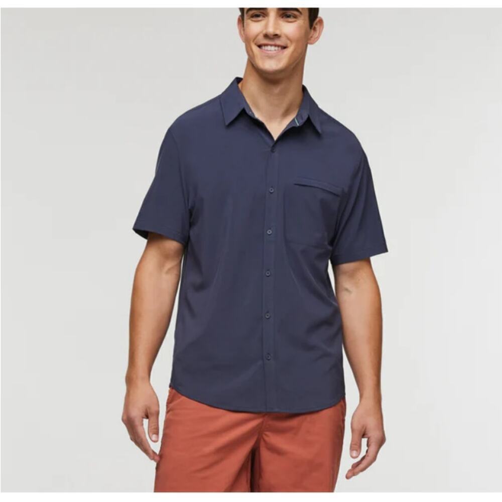 Cotopaxi Men's Graphite Cambio Button Up Shirt Size M